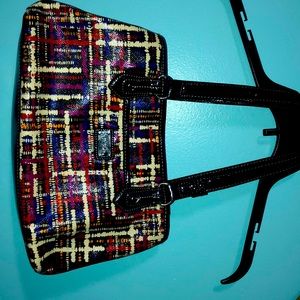 Gently used multicolor nine & co purse